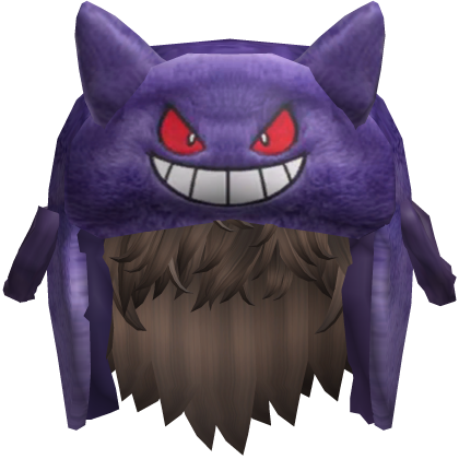 Purple Monster Ushanka w/ Hair