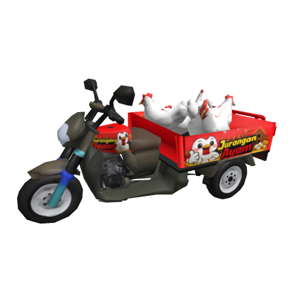 Moto de Vendedor de Frango