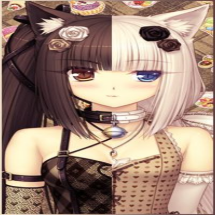 Neko Two Sided Anime Roblox decal