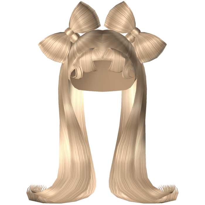 Y2K Blonde Diva Bow Pigtails