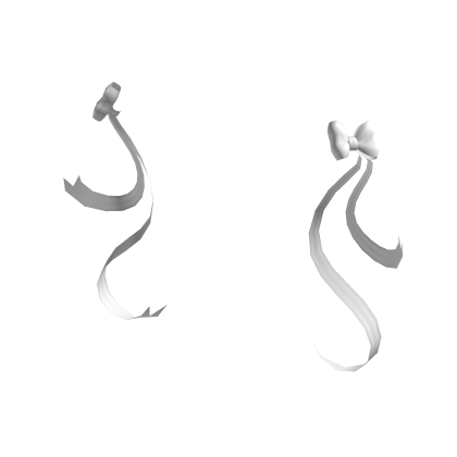 Wirst Ribbon Bows in White