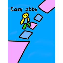 Easy obby blue pink