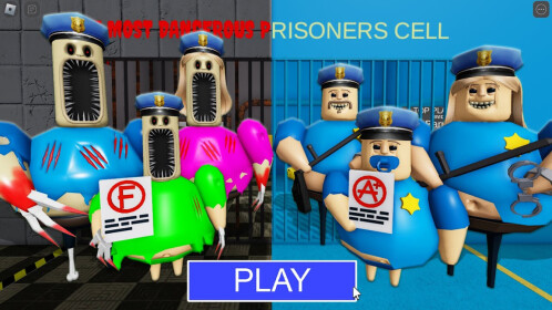 BARRY.EXE VS POLÍCIA BARRY'S PRISON RUN (OBBY) - Roblox