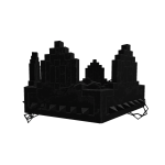 [ADD-ON] Black Onyx v3 Studded Chained 8-bit Crown