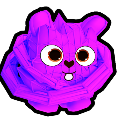 Galaxy Glitched Dog