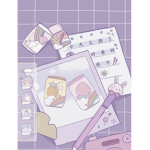 Lily’s purple and pink group