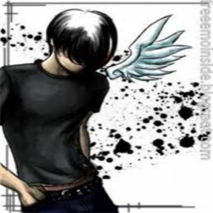 Emo Boy Anime*Computer Drawn* Roblox decal