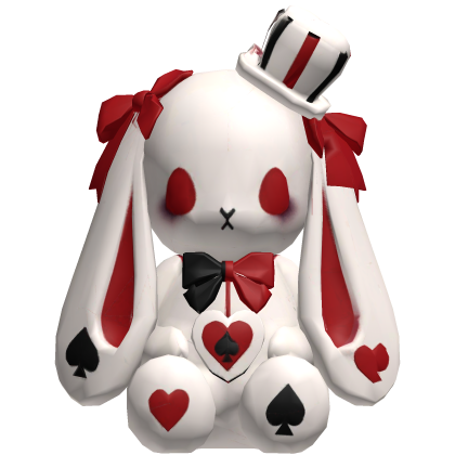 CARD BUNNY PLUSH: Back Accessory