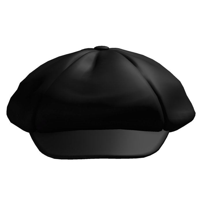 Black Newsboy Beret Cap