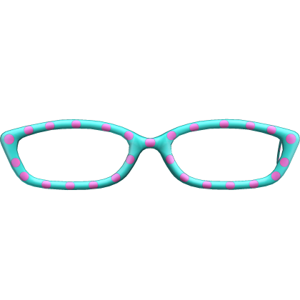 Star Polka Dot Glasses In Blue Roblox item