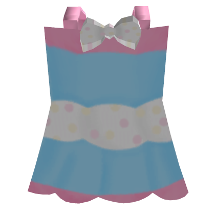･ﾟ Pastel blue and pink ice cream dress (R6) thumbnail