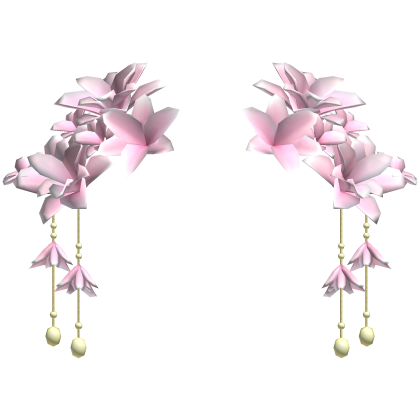 Pink Pearl Blossom Dangles