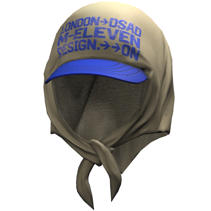 M11! - Y2K Scarf Cap blue