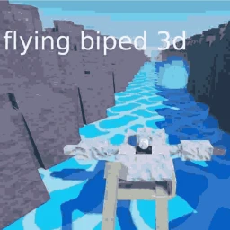 Biped run 3d  icon