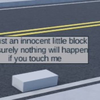 DONT TOUCH THE BLOCK