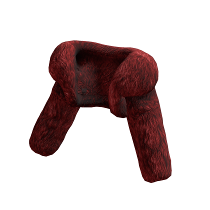 Red Fur Crop Jacket thumbnail