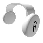 White Clockwork Headphones