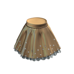 Starry Ruffled Skirt - Gold *LIMITED*