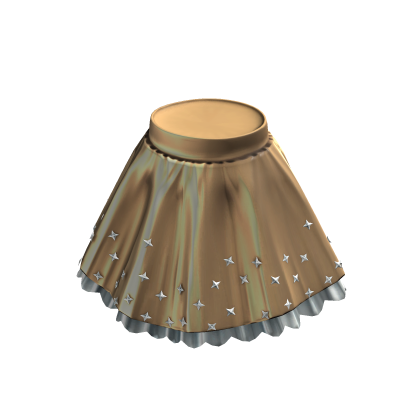 Starry Ruffled Skirt - Gold *LIMITED* thumbnail