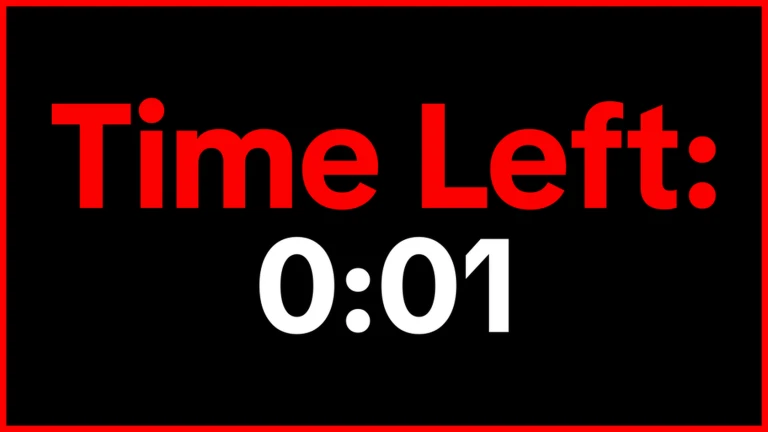 If The Timer Runs Out... thumbnail