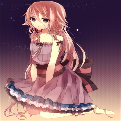 Anime girl with brown hair Roblox decal