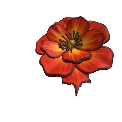 Burning Topaz Flower EyePatch[Right Eye]