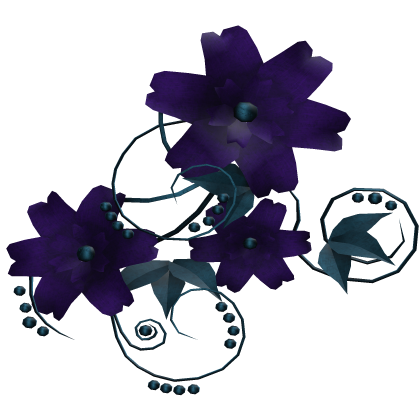 Purple & Blue Flower Aura 