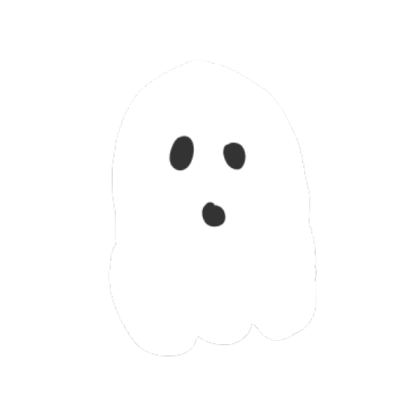 Cartoon ghost Roblox decal