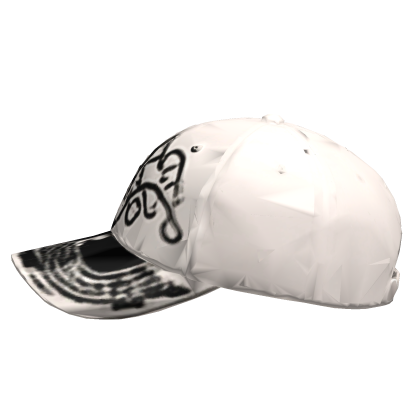White Y2K Trucker Cap Roblox item