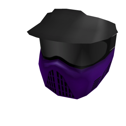 Purple Paintball Mask