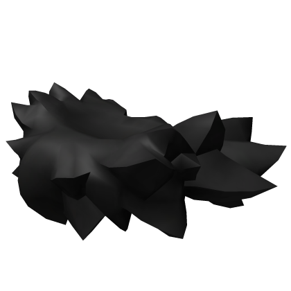 Black Fox Neck Fluff