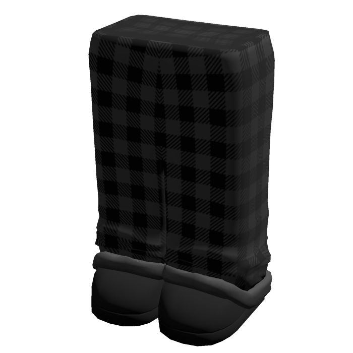 Pajamas and Slippers Black