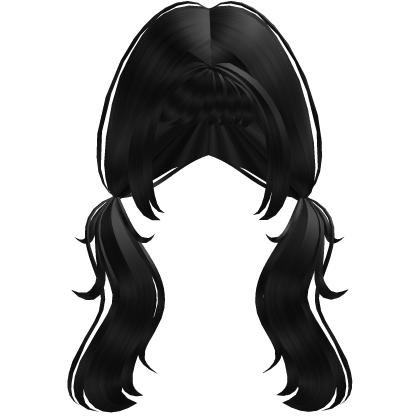 Messy Black Long Wavy Pigtail thumbnail