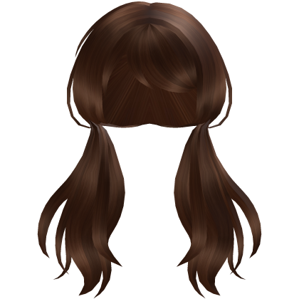  ‧ ˚ ♡ cute hime brown anime dollie twin pigtails Roblox item
