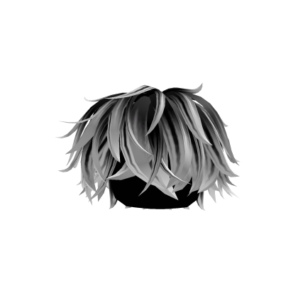 Black & White Messy Cool Hair thumbnail