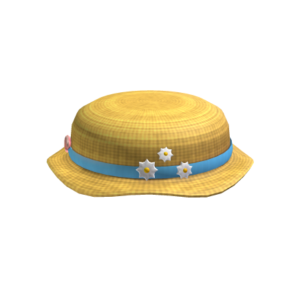 Seaside Daisy Straw Sun Hat