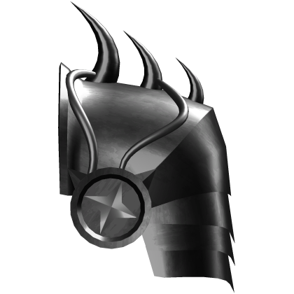 Dark Gray Knight Pauldron (Left)