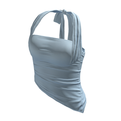 Tube Top Blue Short Tight Baby Baddie Tee Shirt thumbnail