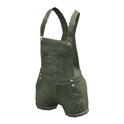 green overalls shorts denim thumbnail