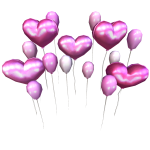 BerryBox Febr '24 Valentines Heart Balloons Pink