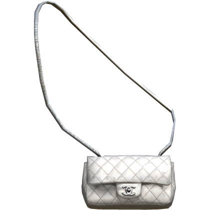 
White/Silver Chanel Purse