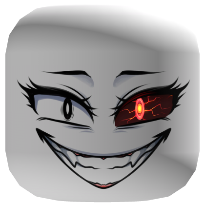 Cursed Crazy smile Face 🌟 GLOWING 🌟 Roblox item