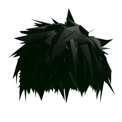 Dark Green Messy Anime Hair thumbnail