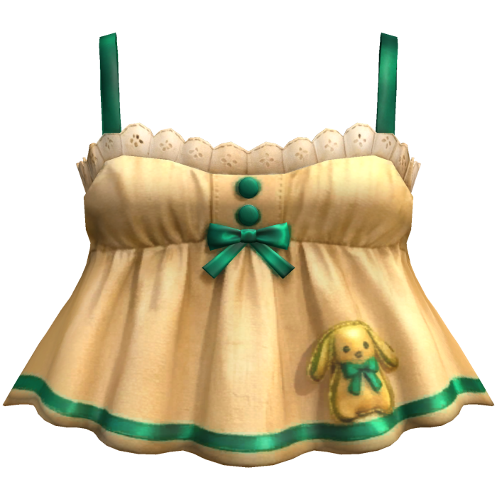 Yellow Green Bunny Tank Top