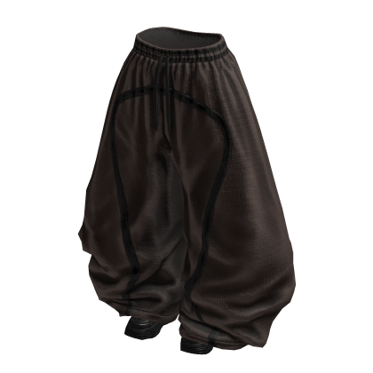 Y2K Girly Baggy Tracksuits (Brown Black)