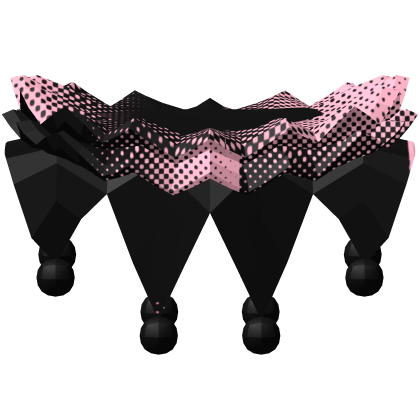 Black n Pink Jester Collar