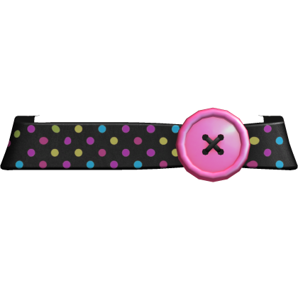 Black Multicolor Confetti Button Belt Roblox item