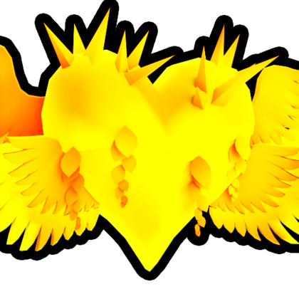 Gold Moss Heart