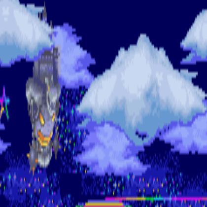 ### Rainbow Road Sky