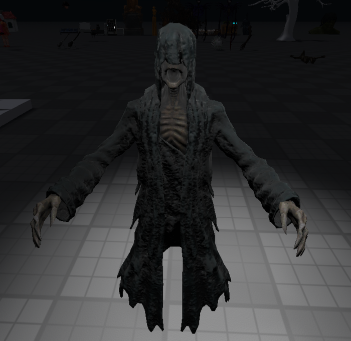 Rigged Dementor Monster preview 2